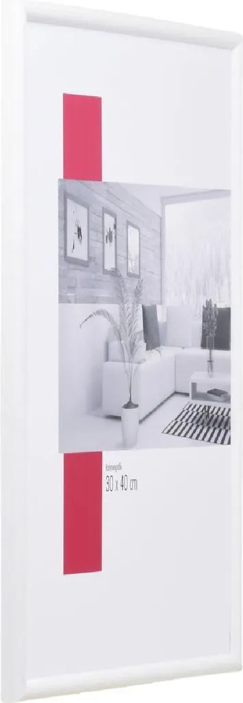 Cornice Bianca 20x30 Legno e Vetro Museum - Arredo Interni Chic - 2