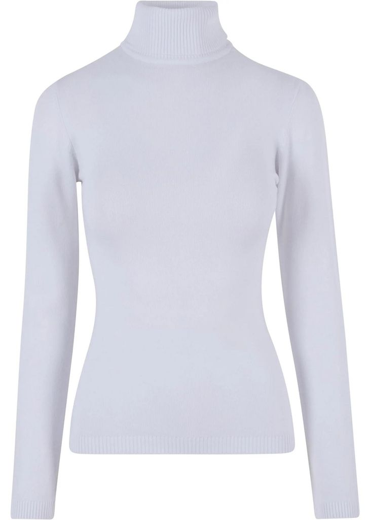 Urban Classics - Sweatshirt Rollkragen für Damen TN988 (4XL) (Weiß)