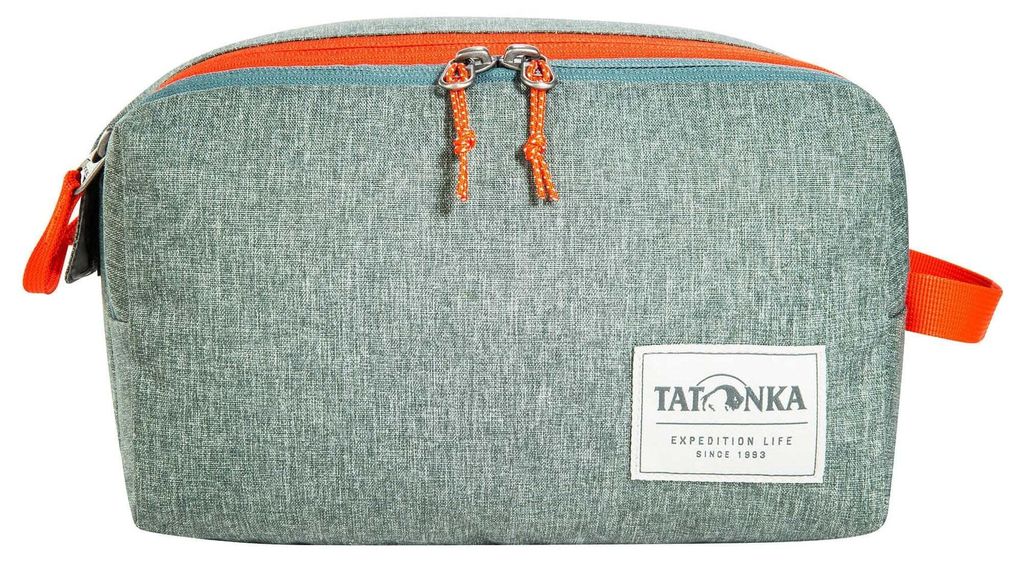 TATONKA Kulturbeutel Cosmetic Double Zip Pouch Sage Green Produktbild 