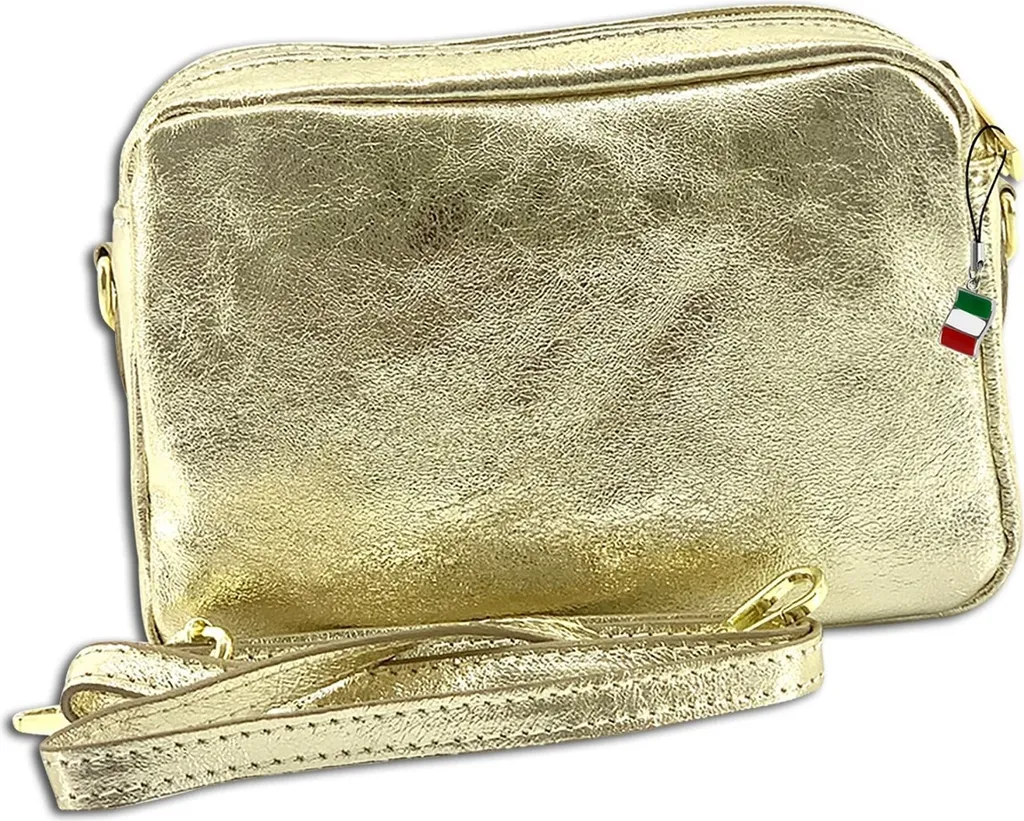 Florence borsa a tracolla in pelle oro OTF809Z