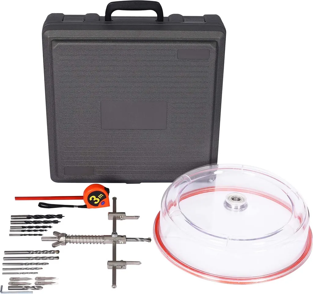 Coupe-cercle Cutter Circulaire Ø 40-200mm Réglable avec Carter ABS