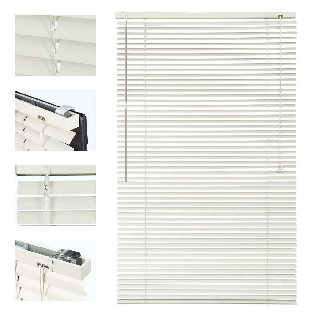 Sekey Alu-Jalousie Creme 70×130 cm Aluminium-Jalousie ohne Produktbild 