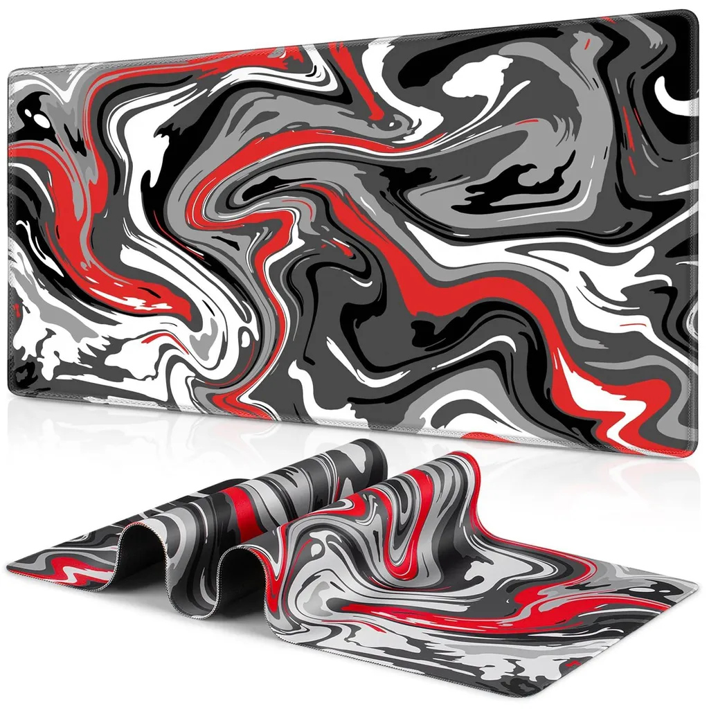 Tapis de souris gaming XXL Xin rouge 900x400mm antidérapant
