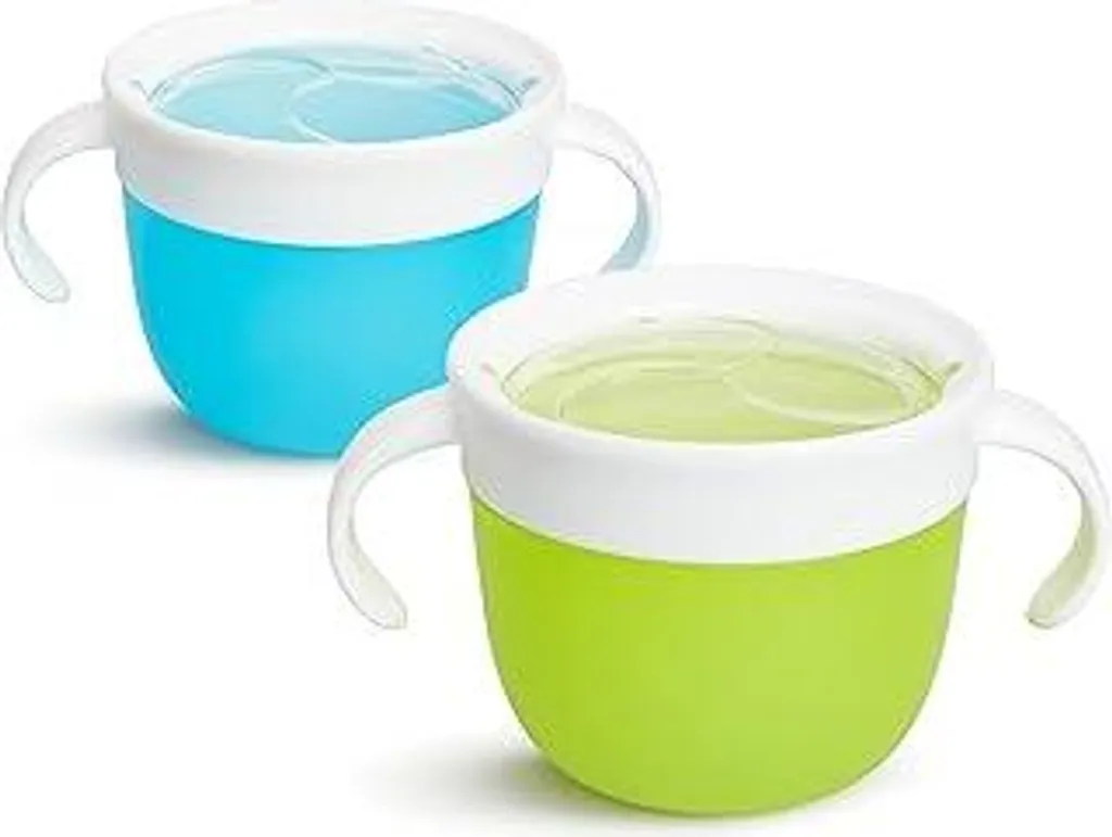 Munchkin Snack Catcher 2 pezzi, blu/verde
