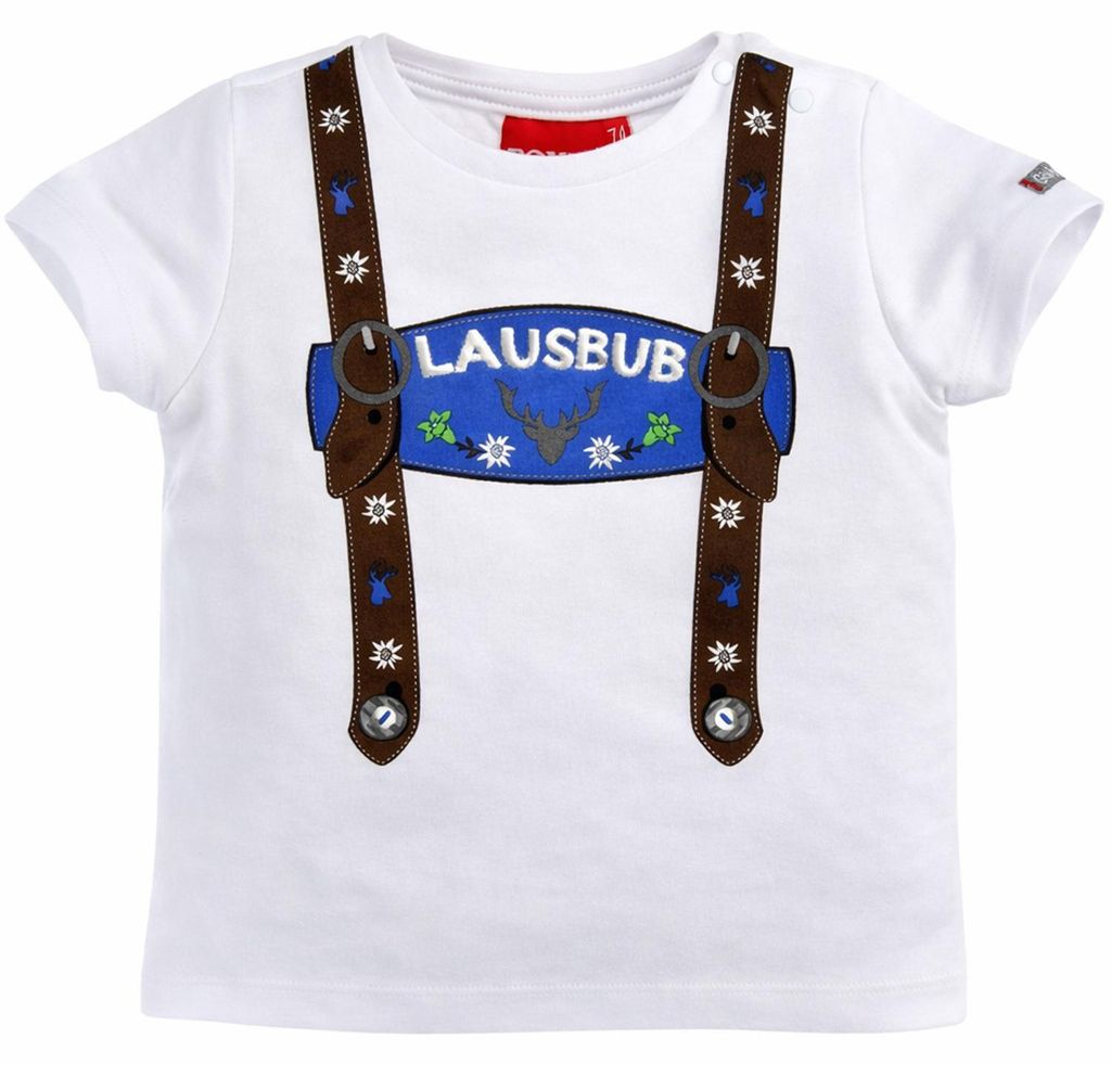BONDI Baby Jungen Hosenträger T-Shirt "Lausbub" 91325 | Produktbild 