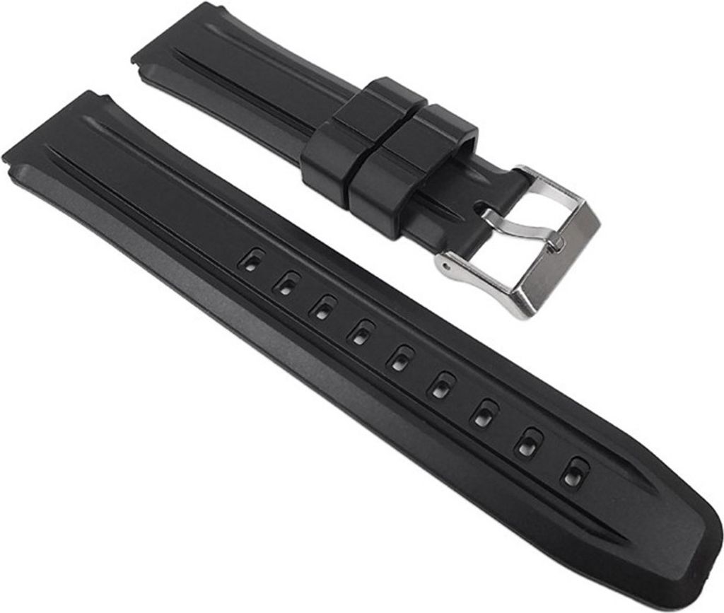 Morellato Maggiore Ersatzband Uhrenarmband PVC / Gummi Band schwarz, Stegbreite:20mm
