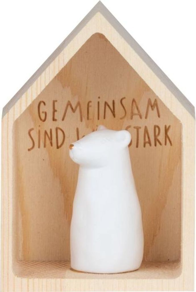 Räder Kleines Zuhause für die Stärke, Bär 4,5x3x6,5