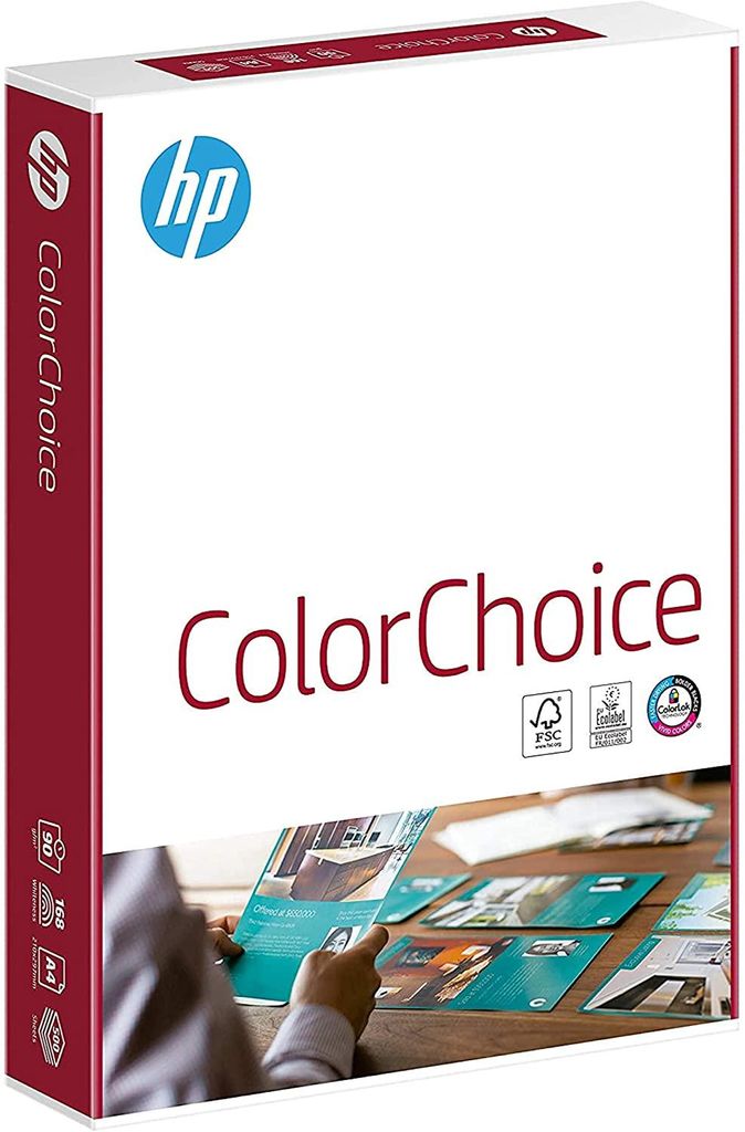 HP Color Laser Paper 90 gsm-500 sht/A4/210 x 297 mm, 2.81 Produktbild 