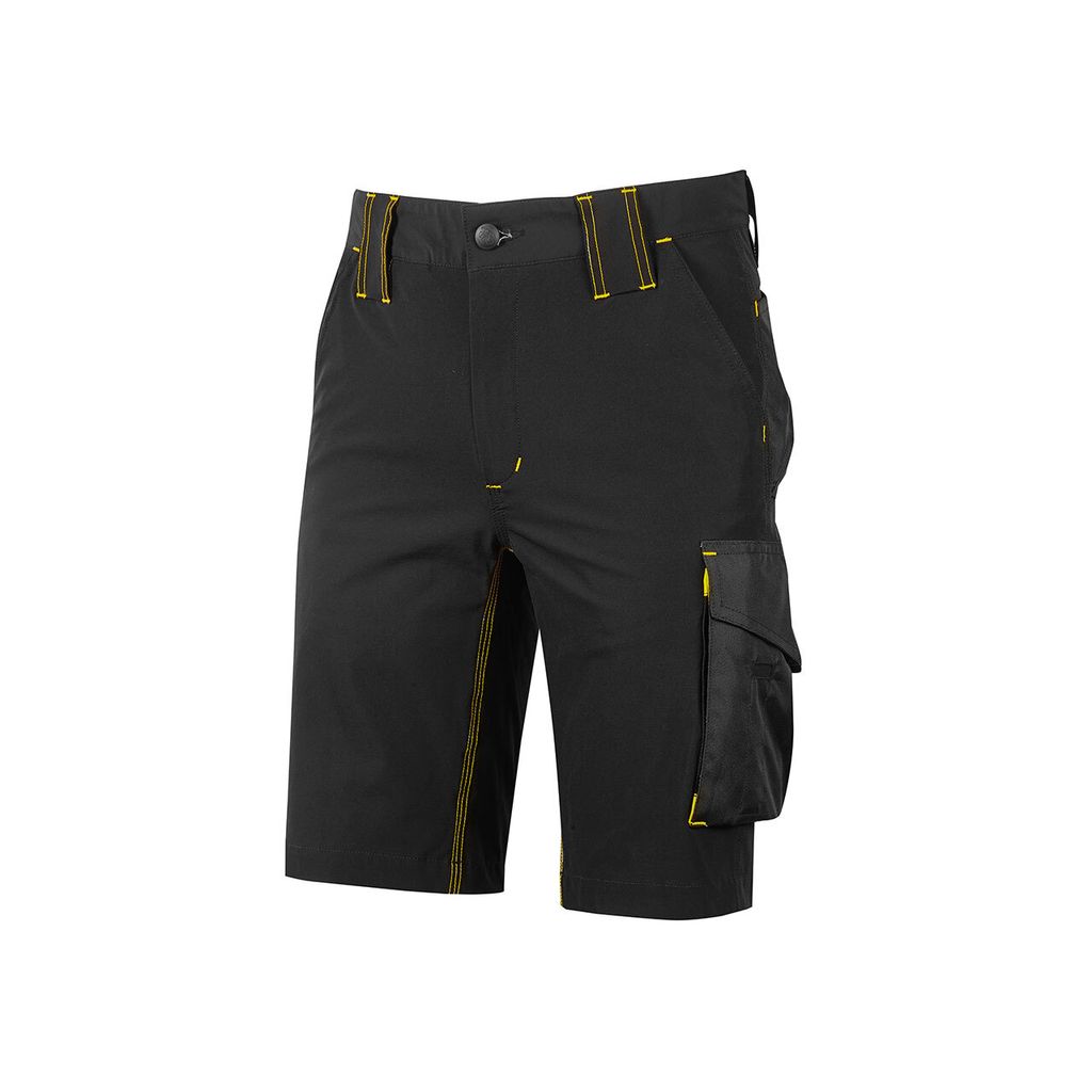 U-Power Shorts Mercury, Farbe:black carbon, Größe:5XL