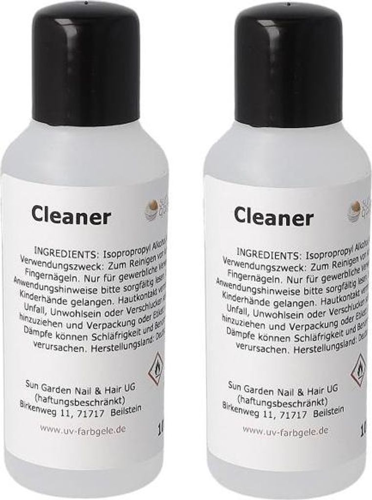 Nagelreiniger Cleaner 2 x 100 ml Produktbild 