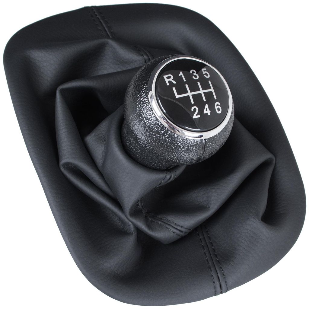 VW Passat B5 96-00 Pommeau de levier de vitesses NOIR + Image du produit 