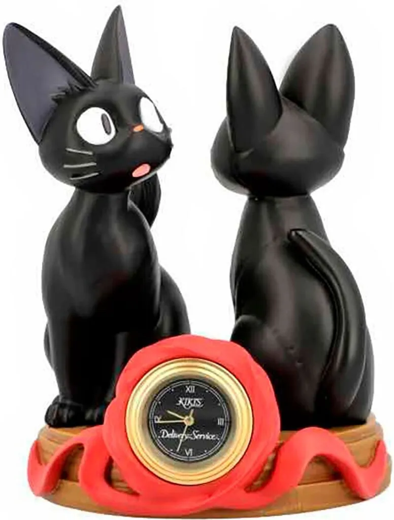 Horloge de chevet Jiji et peluche pour chambre enfant ou bureau