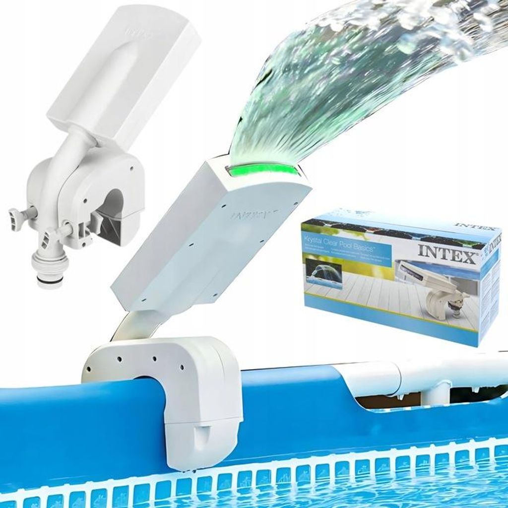 Intex 28089, Prysznic basenowy, Biały, Plastik, LED, Zdjęcie produktu 