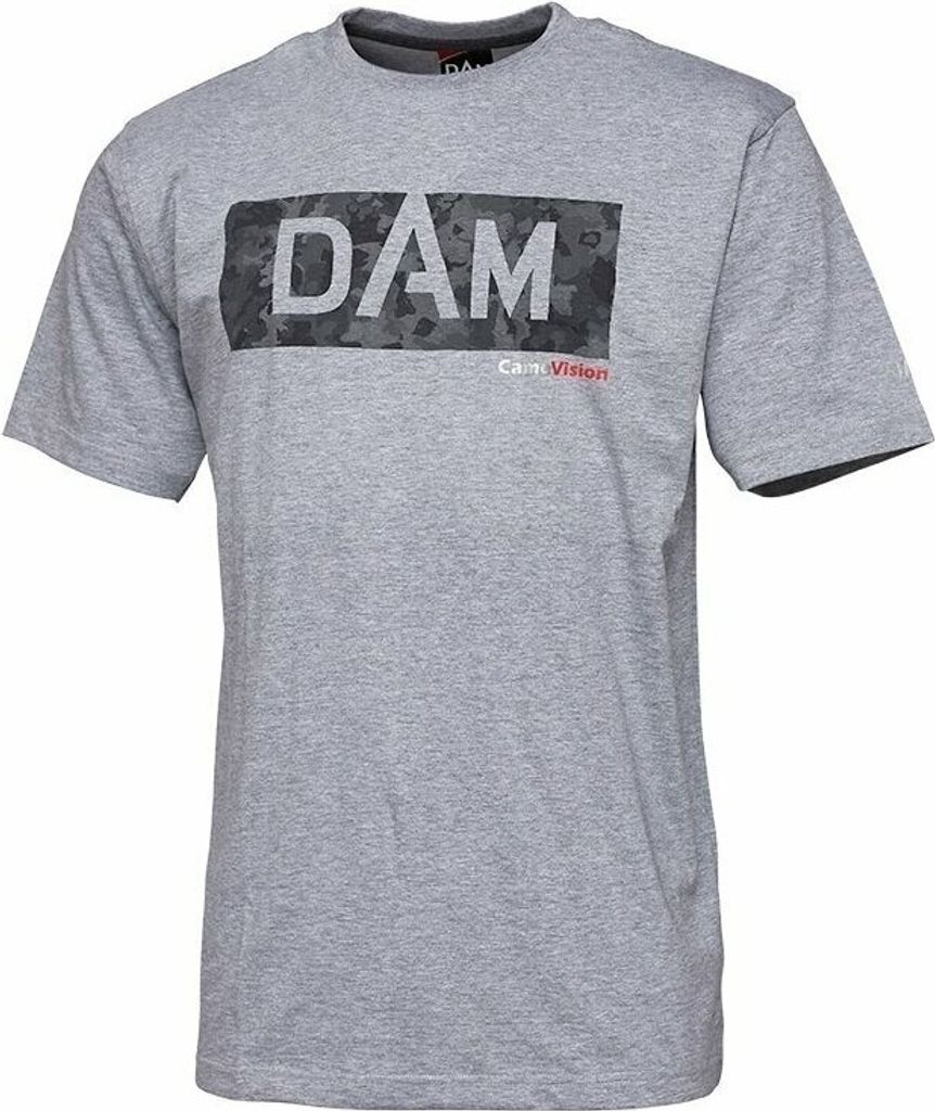 DAM Angelshirt Camovision Logo Tee Grey XL