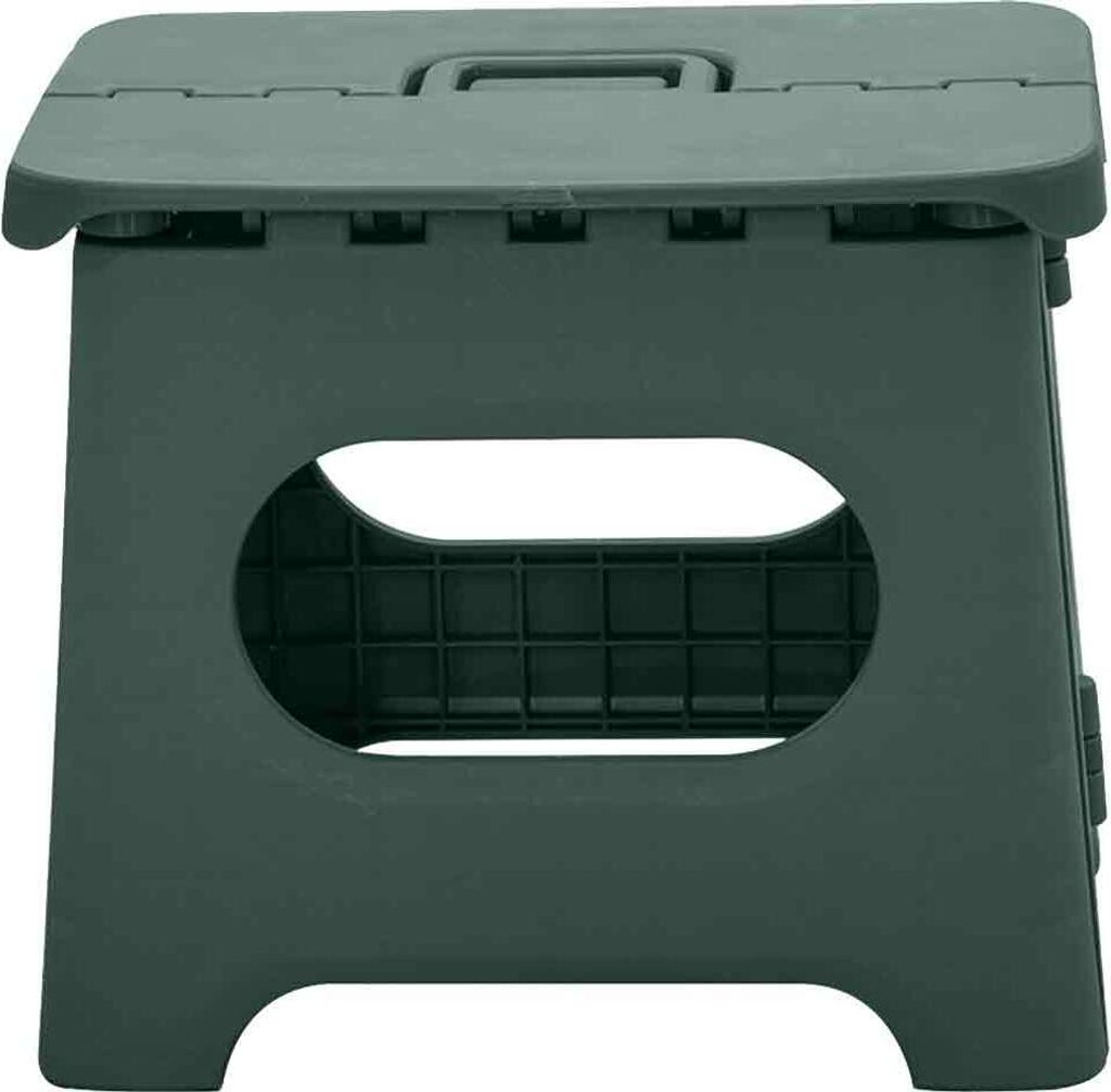 Tritthocker tragbar rutschfest platzsparend Tritt Klapphocker Klapptritt Faltbar Tritthocker,(Cadmium Hellgrün Groß)