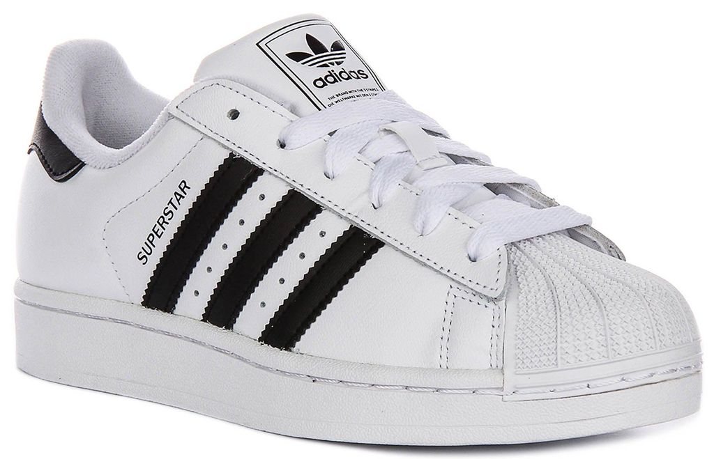 Adidas Superstar II In White Black For Youth – 4 UK - 36 Produktbild 