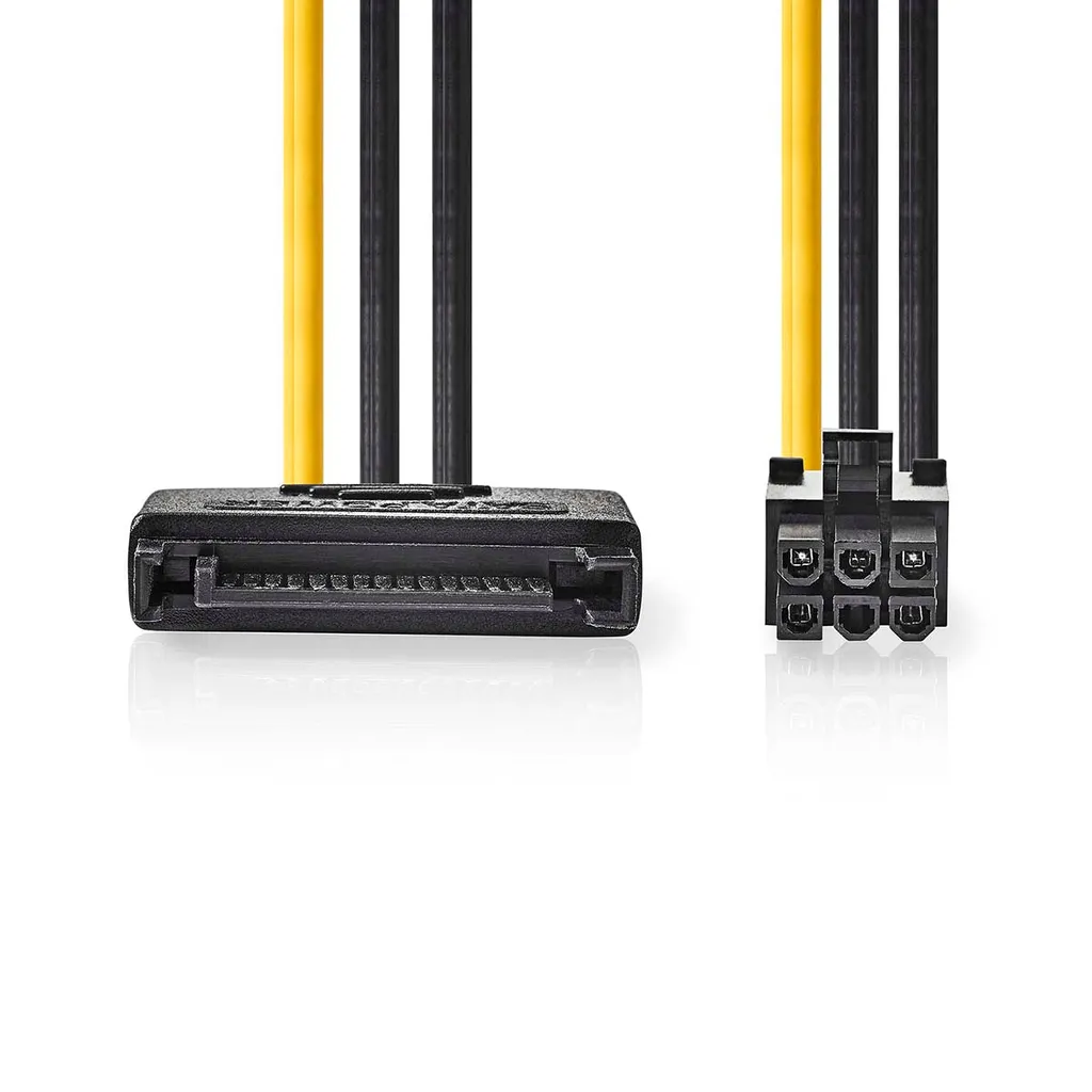 Câble SATA vers PCI Express 0.20 m avec Connecteurs Plaqué Or Durables