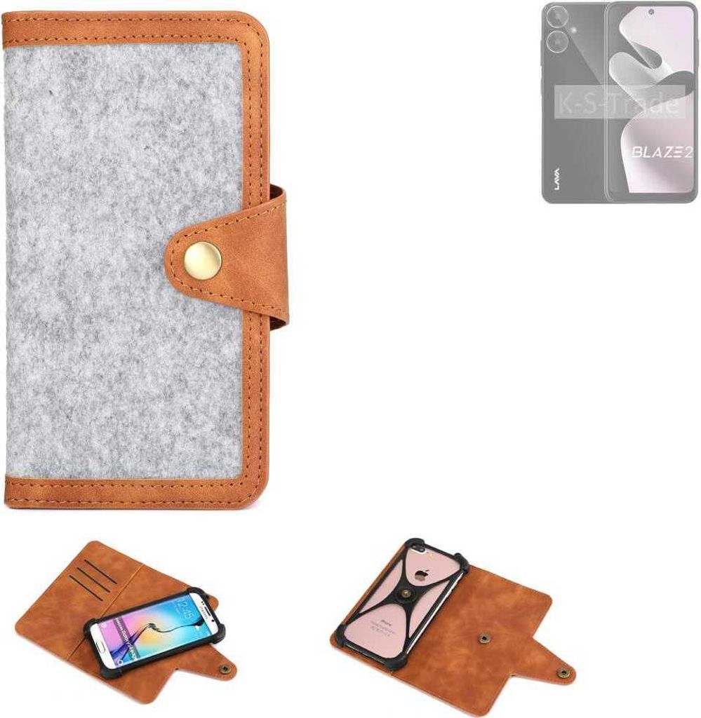K-S-Trade Handyhülle kompatibel mit Lava Blaze 2 Produktbild 