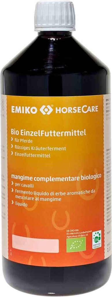 Emiko HorseCare Einzelfuttermittel Bio 1L Flüssiges Produktbild 