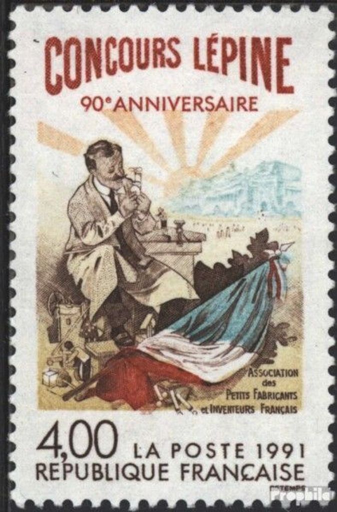 Briefmarken Frankreich 1991 Mi 2833 (kompl.Ausg.) gestempelt Erfinder
