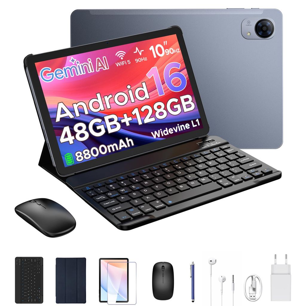 POCKAM P10  PRO 48(8+40)GB+128GB, 10 Zoll, Android 16, Produktbild 