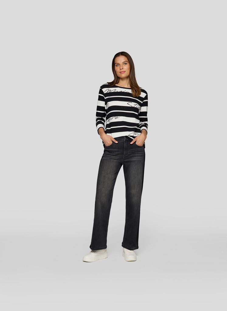 Rabe Rundkragen Langarmshirt für Damen