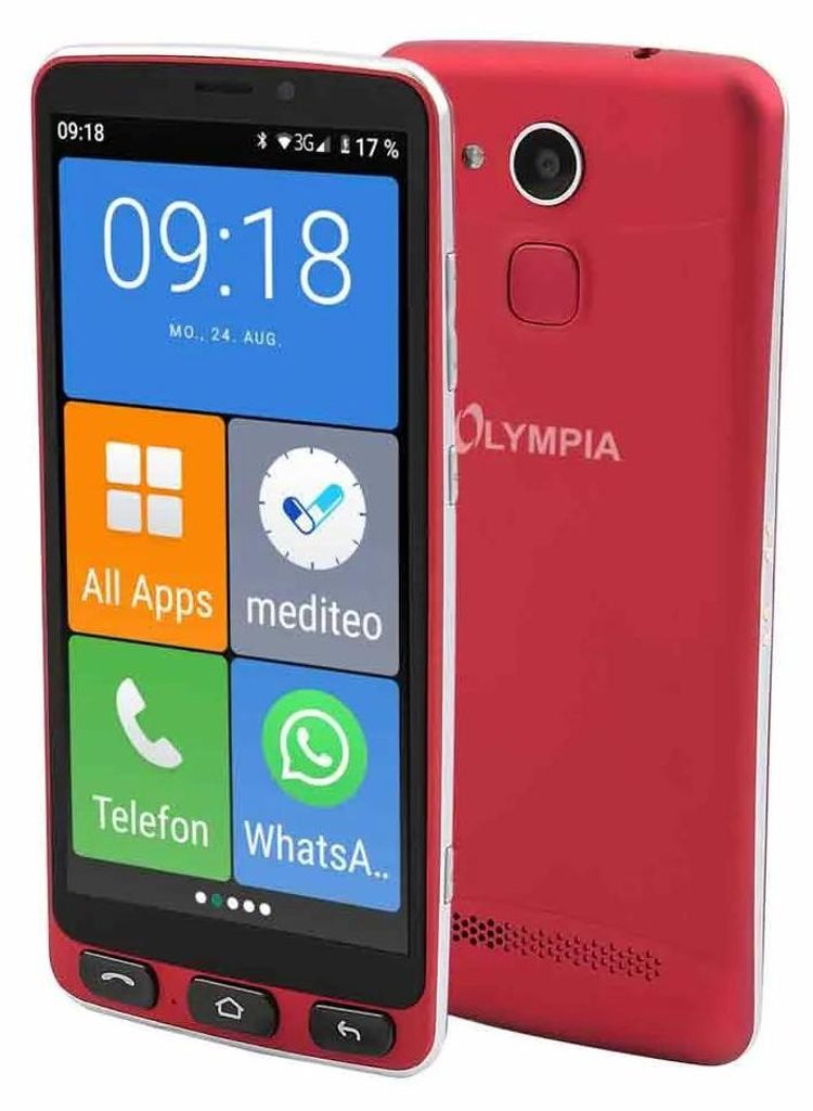 Olympia NEO+ Smartphone per anziani 5,5 pollici con tasto Immagine del prodotto 