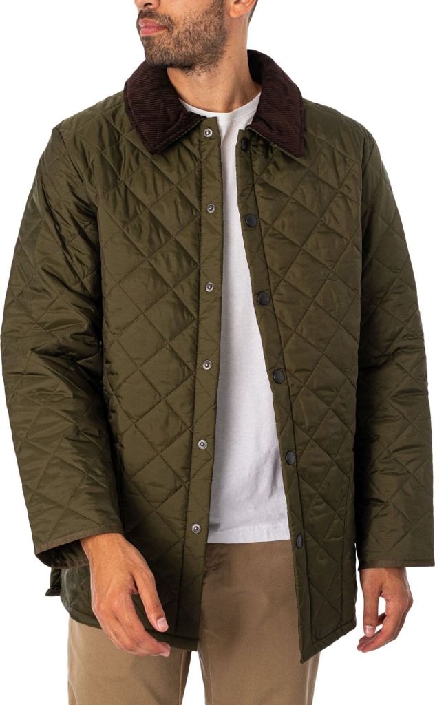 Barbour Steppjacke Liddesdale, Grün M Produktbild 3