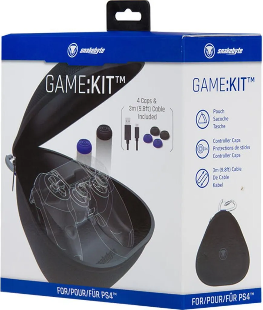 Kit de jeu PS4 Snakebyte SB909641 filaire avec micro casque intégré
