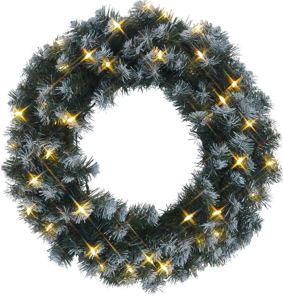 Best Season LED-Tannenkranz mit Schneedekor, beleuchtet Produktbild 