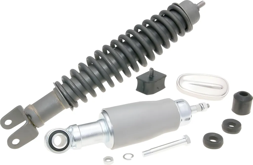 Kit amortisseurs Vespa Primavera et ET3 125 jeu phosphaté gris