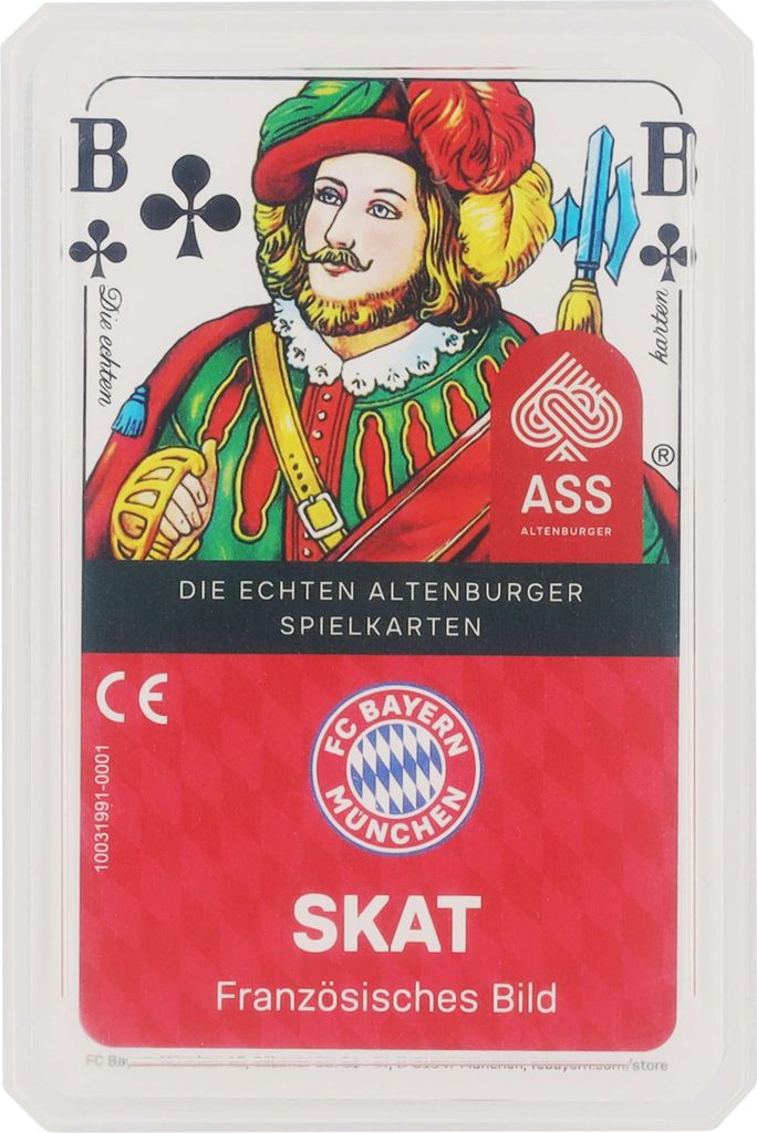 FC Bayern München Spielkarten Skat Französisches Bild Original Fanartikel