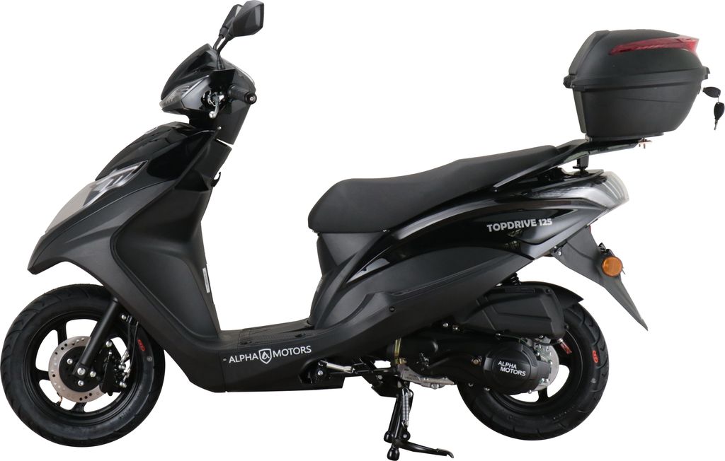 Motorroller Topdrive 125 ccm 85 km/h EURO 5+ schwarz inkl. Produktbild 7