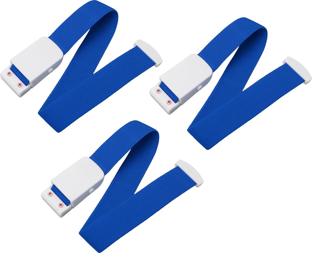 3PCS -Tourniquets Notfall -Outdoor -Tourniquet Erste Hilfe lebensrettende Blutungskontrolle hohe Elastizität Blau