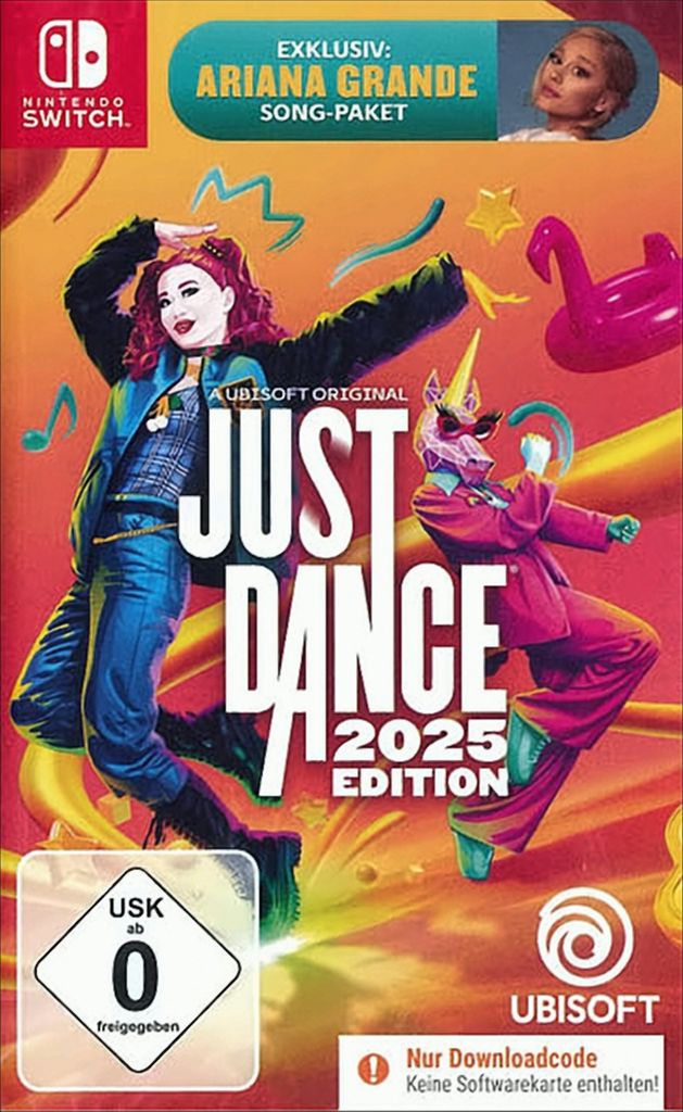 A video game cover art featuring dancers and game title.