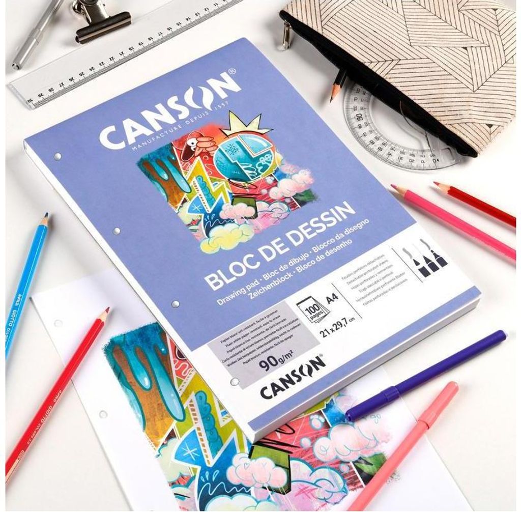 Canson C400110403 carta da disegno Foglio d'arte 50 fogli Immagine del prodotto 