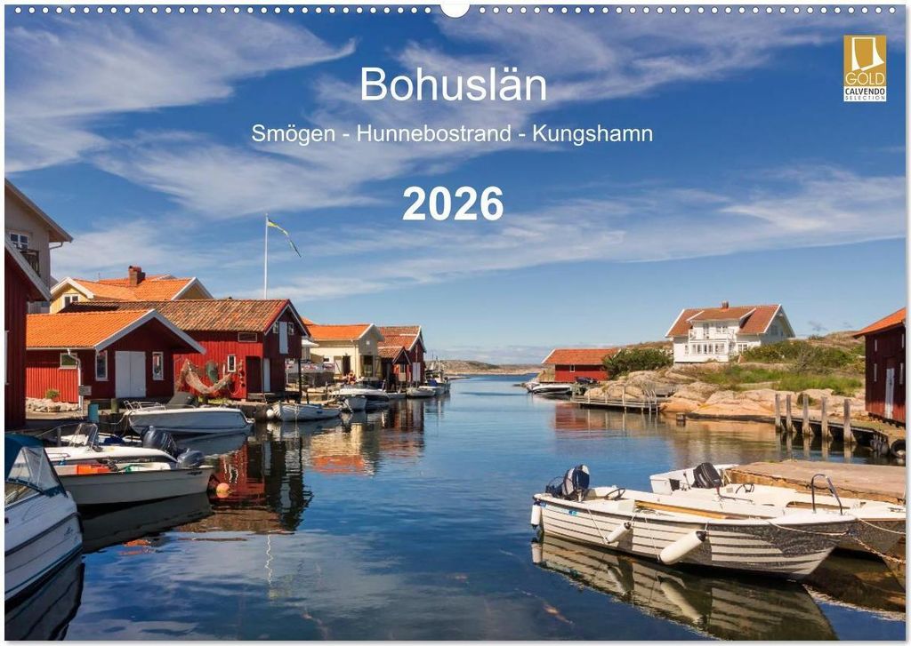 Bohuslän. Smögen - Hunnebostrand - Kungshamn (Wandkalender 2026 DIN A2 quer), CALVENDO Monatskalender