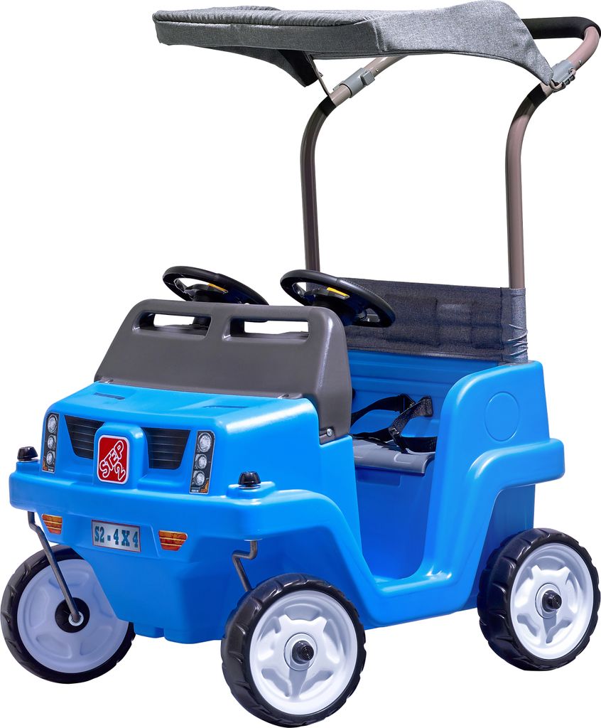 Voiture toboggan Step2 pour 2 enfants SUV bleu Image du produit 