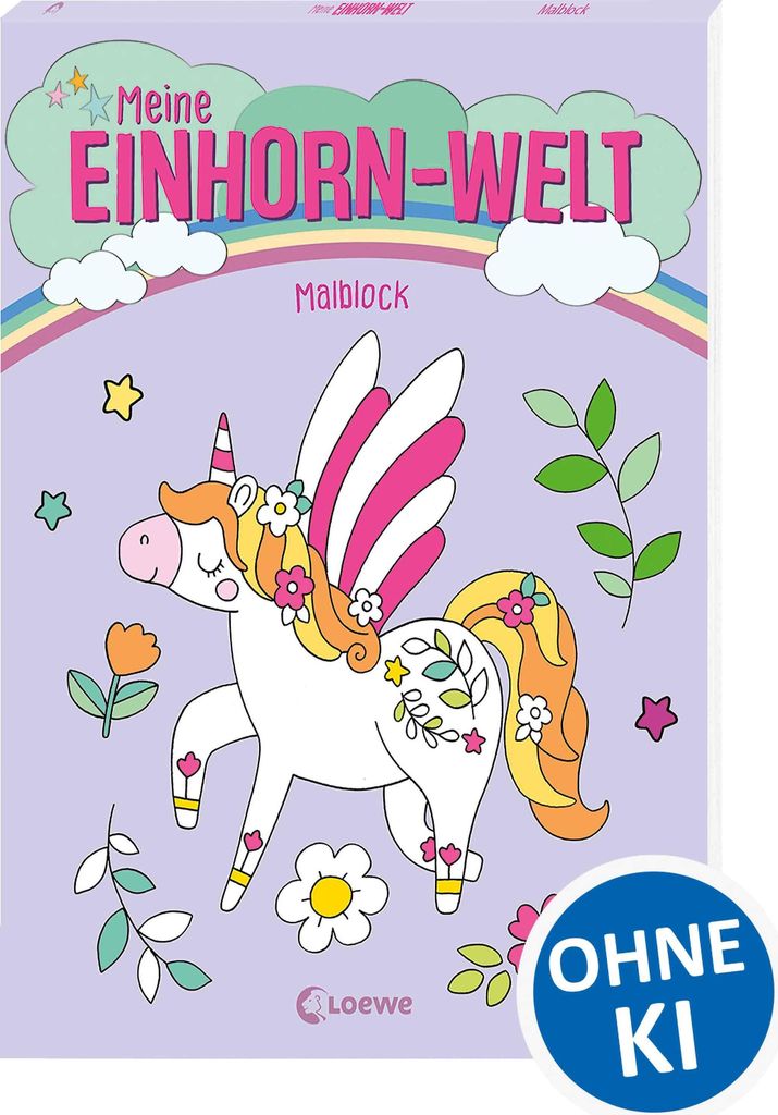 Meine Einhorn-Welt - Malblock