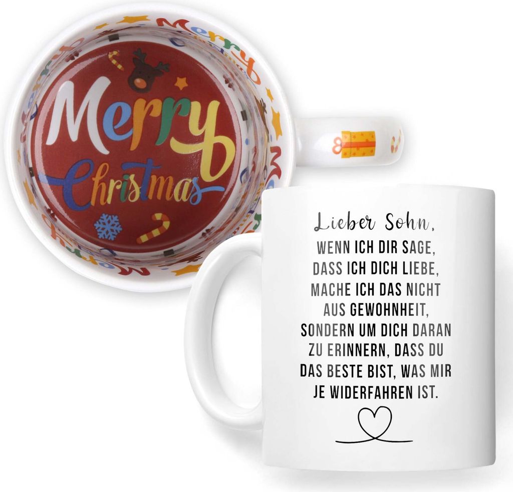 22Feels Weihnachtsgeschenk Sohn Geschenk 18 Jahre Kinder Tasse Jungs Master Uni Bachelor Haferl Teenager Weihnachten