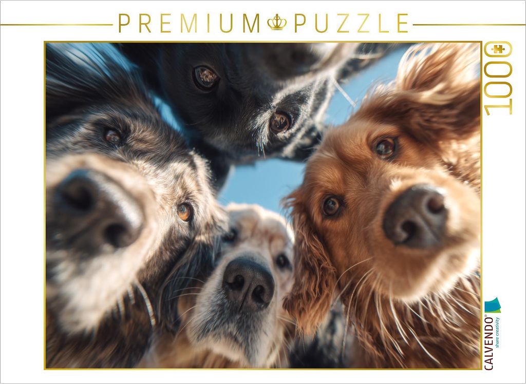 CALVENDO Puzzle Nur ein Blick und du bist verliebt | 1000 Teile Lege-Größe 64x48cm Foto-Puzzle für glückliche Stunden