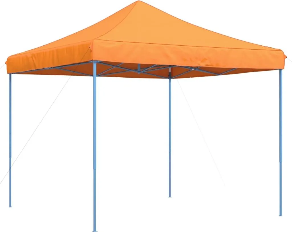 Gazebo da Giardino vidaXL 292x292 Arancione - Protezione Solare Pop-Up