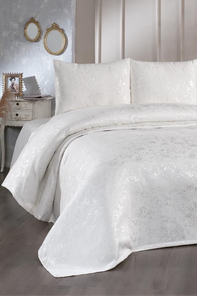 L'Essentiel Linge de Maison, Slayka - Cream, Tagesdecken, Produktbild 
