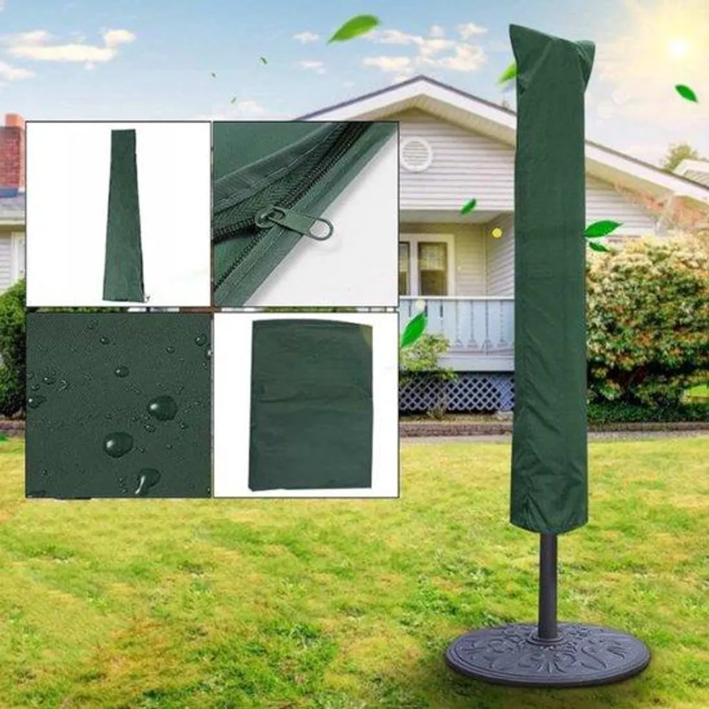 Auvent de jardin pour terrasse et balcon 190x96 cm vert imperméable