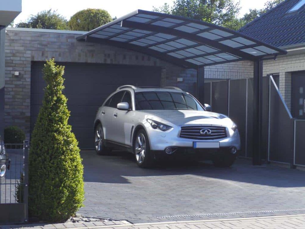 Ximax - 78006 - Aluminium Carport Portoforte Typ 80 Standard Winterweiss