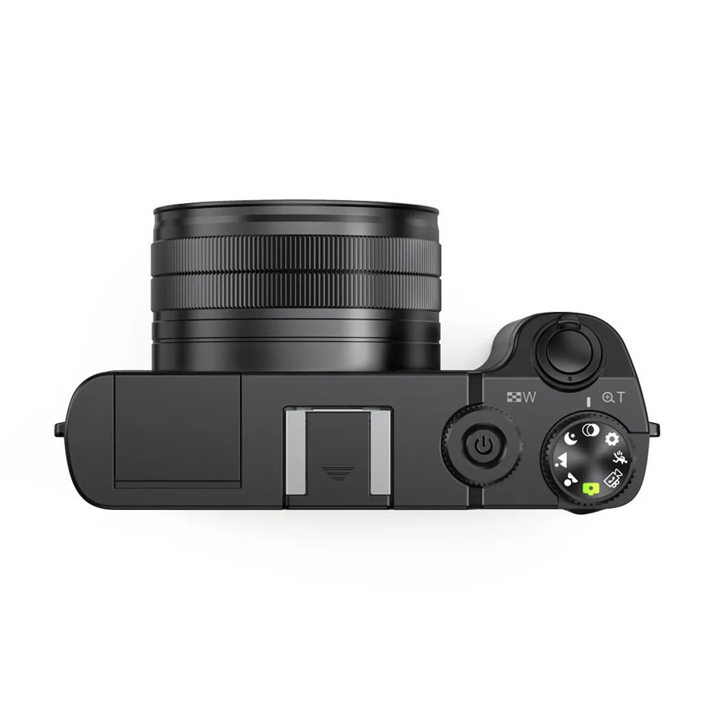 Caméscope numérique 4K tactile INF DC218T à double objectif noir mat - 4