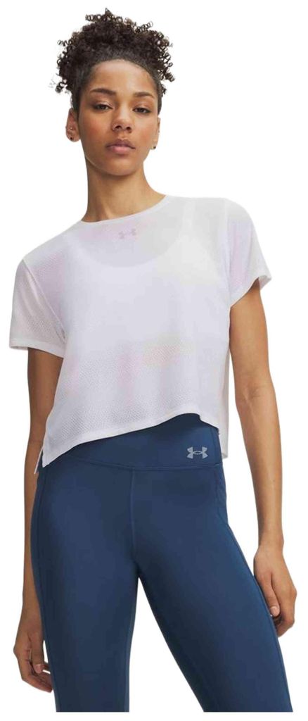 Under Armour Ua Velociti Shortsleeve - white, Größe:S