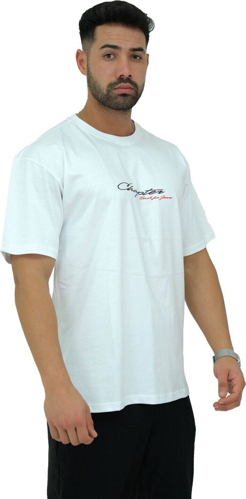 Megaman, Herren T-Shirt, Oversize, Weiss | X-Large