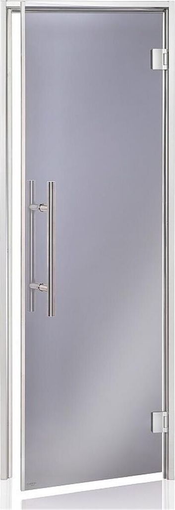 Dampfbadtüren Benelux - Glas Grau / 80 x 200