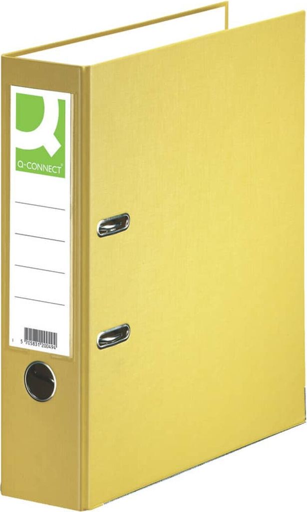Q-Connect KF18745 Ordner PP - A4, 80 mm, gelb